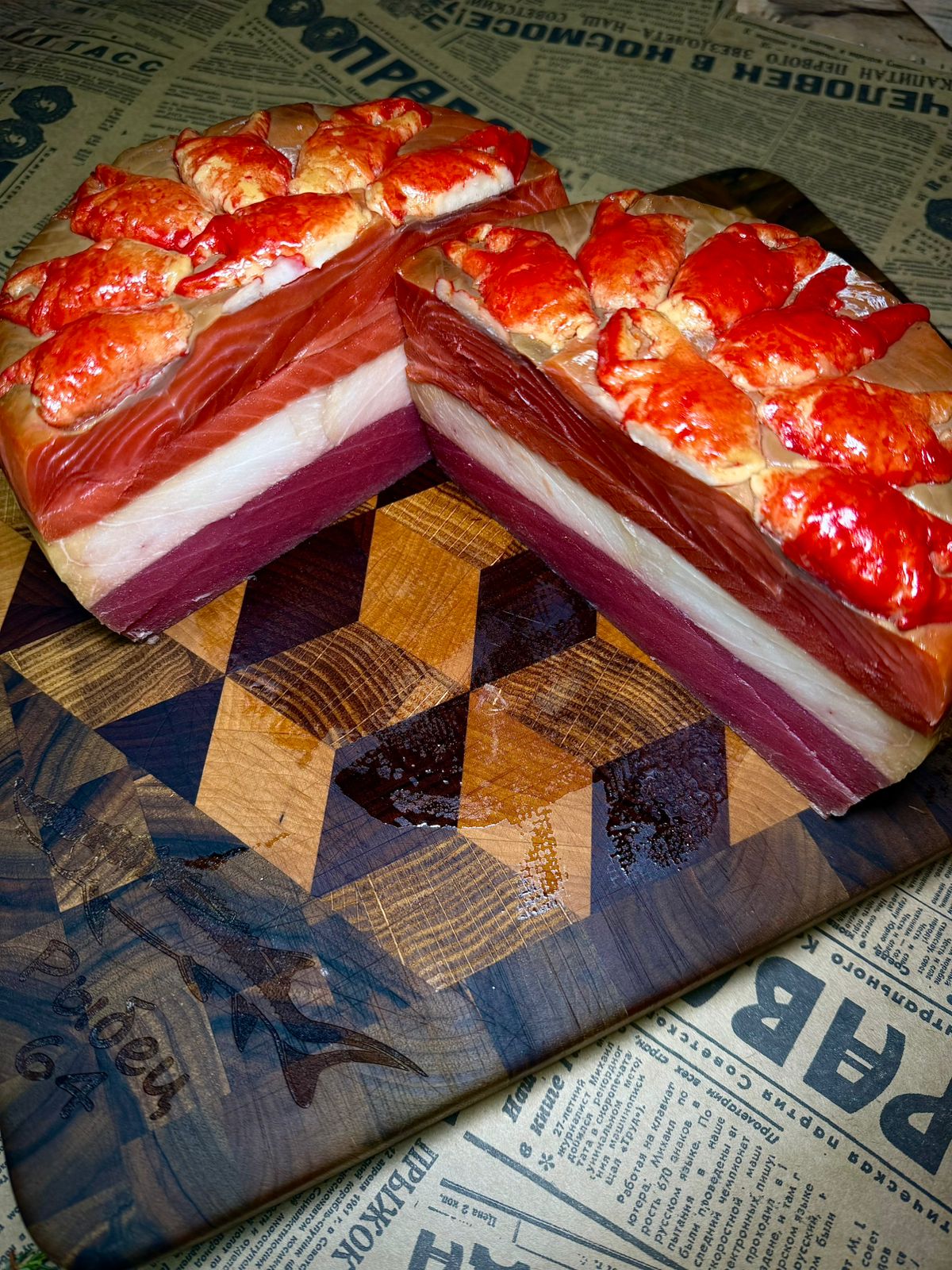 Рыбный торт «Лобстер»